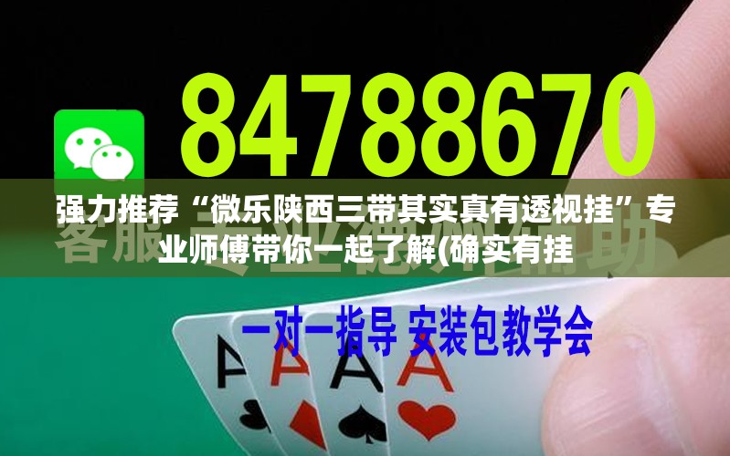 强力推荐“微乐陕西三带其实真有透视挂”专业师傅带你一起了解(确实有挂