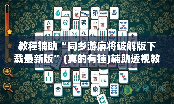 直接使用“越乡游十三张到底有没有挂”+透视挂”开挂辅助软件教程